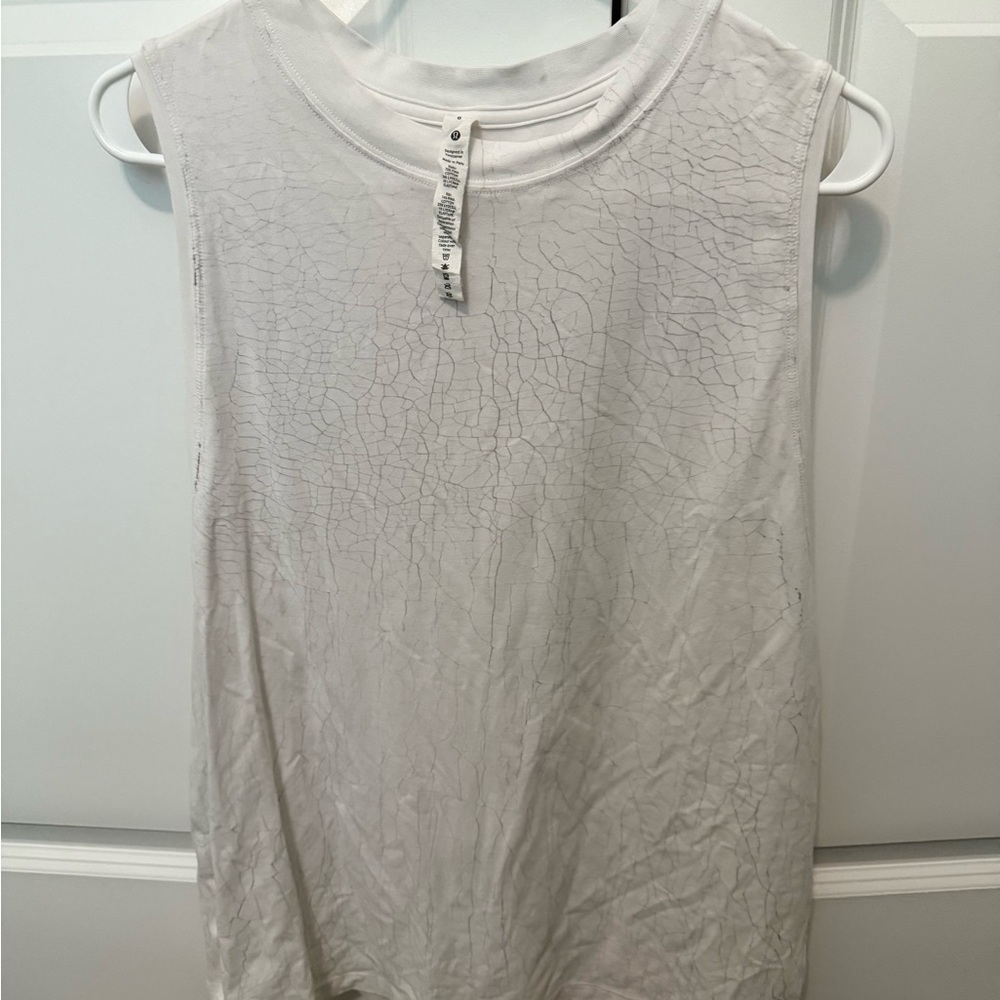 Women's Lululemon White Tank